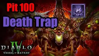 Death Trap Rogue Season 8 Pit 100 clear - Season 8 Diablo 4 #diablo4 #rogue