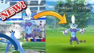 My first Therian Forme Thundurus🔥*Boosted* | Pok&eacute;mon go | 2022