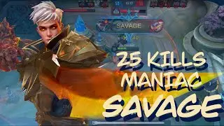 Alucard Savage Gameplay Best build Burst Damage Hypercarry with 25 kills VS Barats #alucard