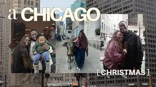 A Chicago Christmas 🏙️ reconnecting w family, exploring the city, best brunch spot, downtown Chicago