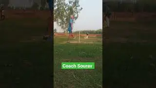 coach Sourav open net practice session
