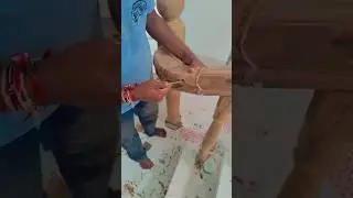 carpenter lakadi railing design dekhen #wood railing