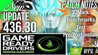 Новое обновление драйвера Nvidia Game Ready 436.30 💻 Тесты производительности графического процессора
