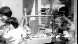 Ground and air battle in Tiberias on Israeli and Syrian border 1967  newsreel archival footage