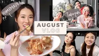 AUG PART 2 VLOG: Making takoyaki, meeting my ex-interns, bridal makeup for a friend! | MONGABONG