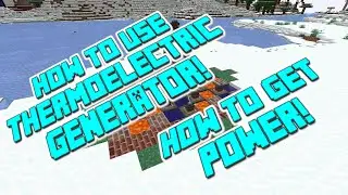 Как использовать термоэлектрический генератор Immersive Engineering EP 6 Minecraft 1.20 #minecraft