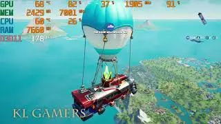 intel Core i7 10700F ASUS PRIME Z490M PLUS RTX3070 Fortnite Gameplay placed top 20