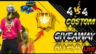 🔴[Live] FREE SUBCRIBERS CUSTOM 4vs4 CLASH SQUAD. Kevin98 Gaming Live