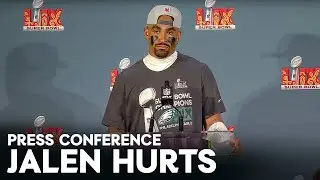 Postgame Press Conference: Jalen Hurts | Kansas City Chiefs vs Philadelphia Eagles