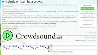 Crowdsound.net! Jolene has been participating in a huge collaborative songwriting project!