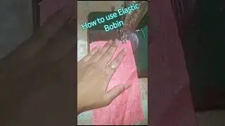 How to use Elastic Bobin 👍👍👍👍👍#blouse 👍#elastin 👍#bobina #simplelatkan #diy 👍👍👍👍🎊🎊🎊