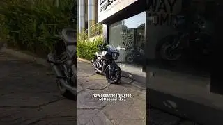 Triumph Thruxton 400 exhaust note