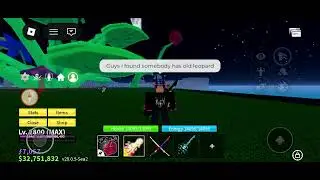 This Guy Has Old Leopard Blox Fruit 
