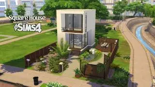 Square House || The Sims 4 || Speed Build || NoCC || Merel Meister