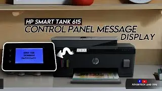 HP PRINTER ERROR DISPLAY | HP SMART TANK 615