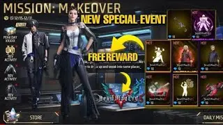 MISSION: MAKEOVER SPECIAL EVENT FREE REWARD || DAVIL MAY CRY EVENT REVIEW 😱 || GARENA FREE FIRE