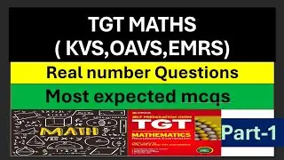 Real number Questions//for All Tgt Maths//Chapter-1//Mcqs series 