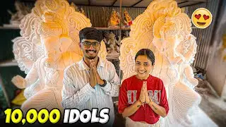 We explored Biggest GANESH idol Factory | 10000 Ganpati in one Place