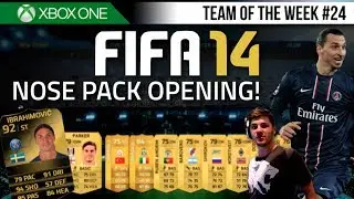 FIFA 14 Xbox One | NOSE PACK OPENING! feat. TIF Ibrahimovic!