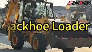 Backhoe Loader#shanzhong #excavator #construction #machine #china #automobile #factory