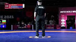 BRONZE WW - 57 kg: V. VAULINA (RUS) v. S. BELBEROVA (BUL)