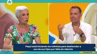 Maria López interviene en Juntos  de Antena 3 para hablar sobre como Desheredar