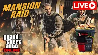 GTA 5 - Playing The NEW MANSION RAID Adversary Mode! (A Safehouse In The Hills DLC)