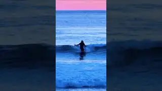 Surfing Vancouver Island at Sunset on 2024.10.10 - edit 3b  #surfingdreams #waves  #surf #sunset