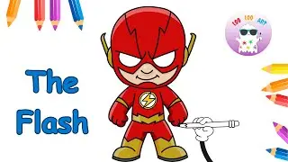 How to Draw The Flash | Easy Tutorial for Beginners and Kids