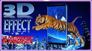 3D TIGER POP OUT EFFECT IN MS POWERPOINT II 3D PHOTO EFFECT