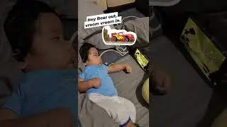 Hey Bear out! Vroom vroom in. Lenzo @3 months. #baby #cute #babyshorts #funny #funnyvideo #cutebaby