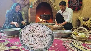 Authentic Rustic Chicken feet Stew | Traditional Cooking Over fire