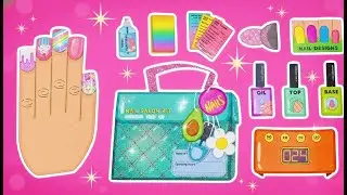 Бумажный салон маникюра &ndash; мини-инструменты, мега-стиль! 💖🖌️
