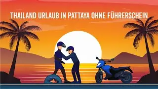 Thailand Polizei stoppt Euch beim Sonnenuntergang am beach