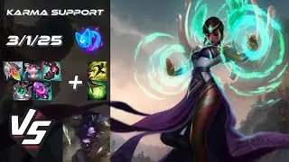 SUPPORT Karma vs Alistar - EU Challenger Patch 25.18