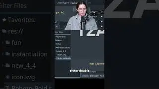Трюк с размытым шрифтом Godot #godot
