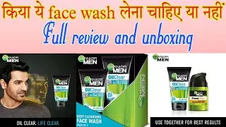 Best face wash for boys Ganiyarmen oil clear facewash unboxing and full review