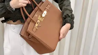 Hermes Birkin 30CM CK37 Gold Togo Gold Hardware Full Handmade
