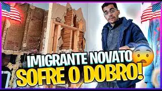 🔥 UM DIA PESADO na OBRA aqui nos EUA… SERÁ que você aguentaria? 😳🇺🇸