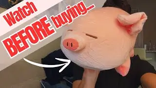 Review of CHDGIOHA Pig Stuffed Animal Plush Pillow - 15.7'' Kawaii Soft Pig Hugging Pillow, Adorable
