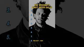 Every The Weeknd album first-week sales! 📈