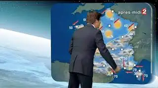 Météo France 2 du 1er février 2012 (Laurent Romejko)