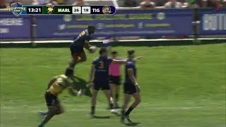 Big Fend Off: MARLBOROUGH v TIGER RUGBY (Tom Varndell) RugbyTown 7s Cup Semifinal 2019