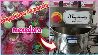 💥Como fazer brigadeiros na panela mexedora/Ponto e tempo certo de cada massa...