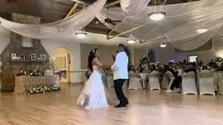 “Can’t Take My Eyes Off of You” - FIRST DANCE! In her Allure Wedding Gown