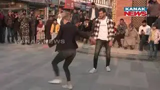 Famous Freestyle Footballers Patrick Bauer, Aguska Showcased Football Juggling Skills At Srinagar
