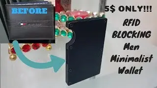 METAL CARD HOLDER RFID BLOCKING