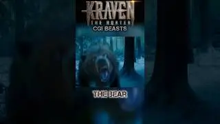 The CGI Beasts in Kraven : The Hunter | Lion, Buffaloes, Snow Leopard & Bear 🦁🐮🐻 Wild & Free