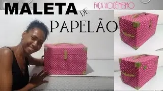 DIY COMO FAZER MALETA DE PAPELÃO