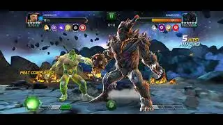 5* rank 4 hercules va nameless groot (summoner showdown week 1)